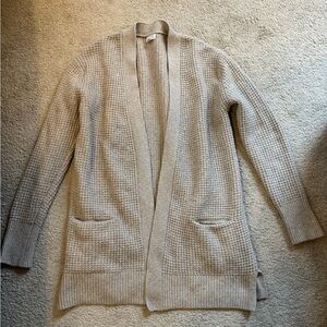 Caslon Tan Cardigan Sweater